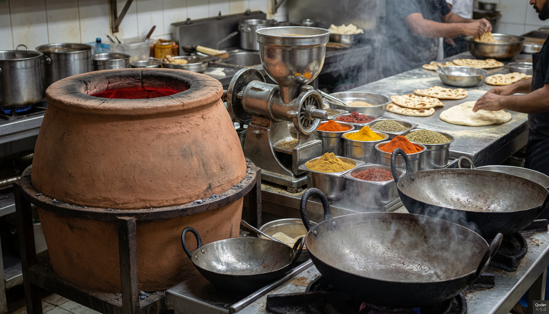 印度餐厅厨房设备指南：从Tandoor烤炉到咖喱烹饪全套方案