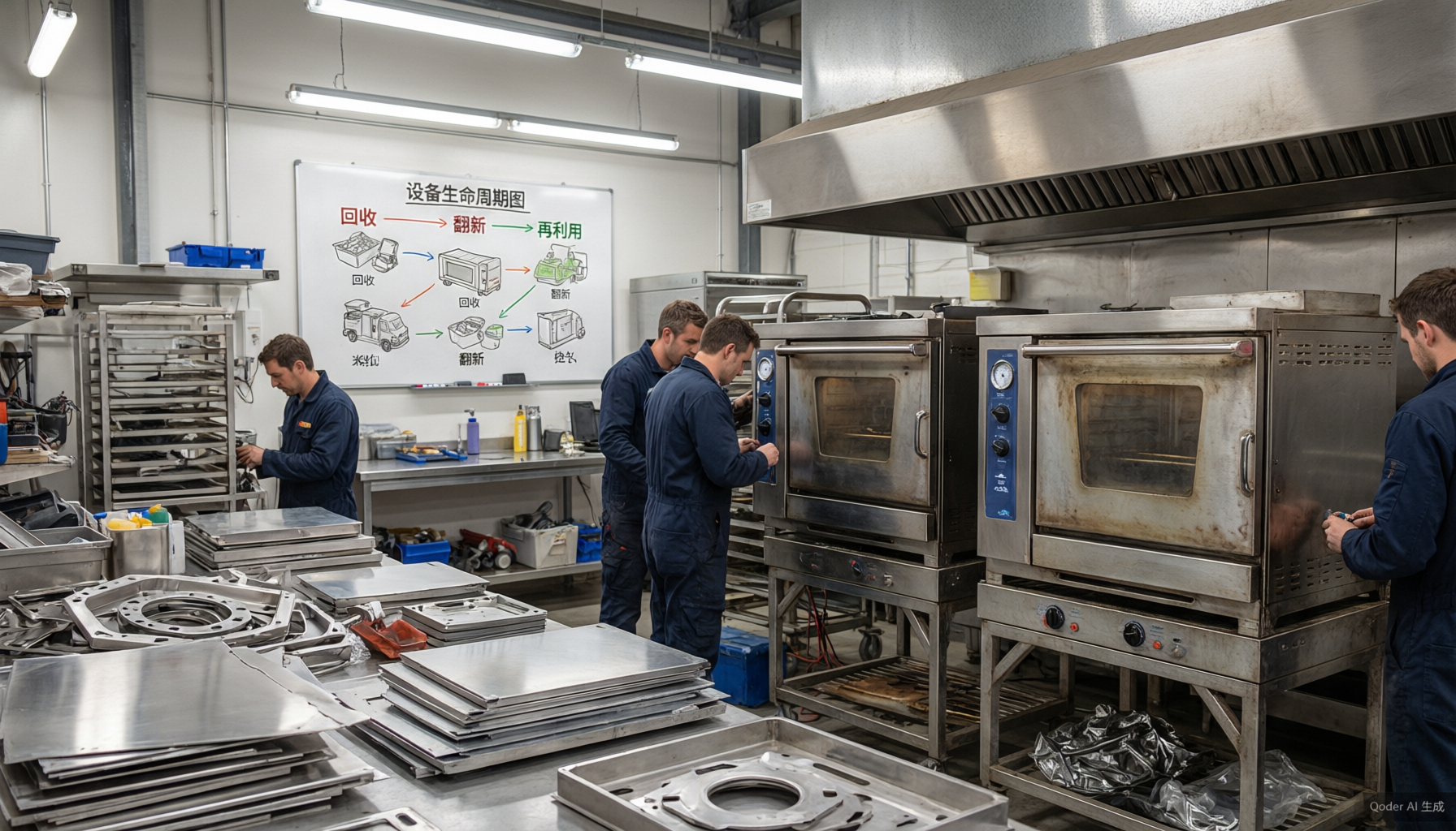 商用厨房设备循环经济：从以旧换新到材料回收的可持续商业模式